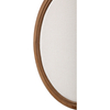 Oval Framed Linen Bulletin Board