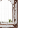 Farmhouse Small Arched Mirrors 16 X 12 Inch, Distressed White
