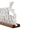 Rustic Merry Christmas Signs for Home Decor 16 Inches