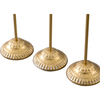 Christmas Standing Gold Star Set of 3, Metal Farmhouse Star Sign
