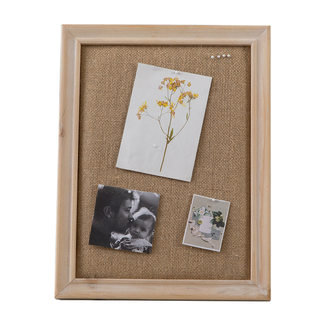 Small Linen Desk Bulletin Board
