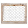 Rustic Chicken Wire Frame, Framed Photo Display Board/Wall Grid Panel