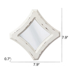 Farmhouse Small Decorative Mirrors for Wall Decor 7.9 inch
