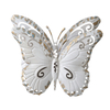 Vintage Metal Butterfly Wall Decor 8 × 9 Inches