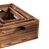 Rustic Wooden Crates for Storage Set of 3
