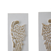 Wood White Wall Sconce 