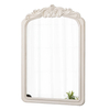 Vintage Arch Mirror with Beaded Detailing 29 X 20 Inch, Wood Frame