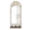 Farmhouse Entryway Mirror with 3 Hooks 26 X 10 Inch