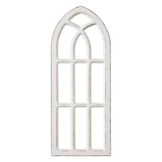 Rustic Arched Window Frame Wall Decor 14 X 36 In