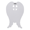 Distressed White Angel Wings Cross Wall Decor