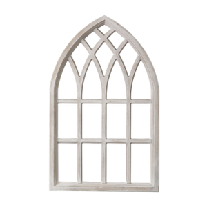 Whitewash Design Window Frame Wall Decor