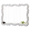 Rustic Scalloped Wall Mirror Decorative 24 X 18 Inch