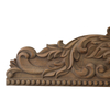 Large Wooden Wall Pediment, 33x10 Farmhouse Scroll Wall Art