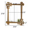 Vintage Small Wall Mirror 24X28 inch