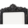 Black Vintage Mirror for Vanity 24 X 36 Inch, Wooden Frame