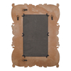 Antique Small Oval Gold Mirror 18 x 24 Inch, Distressed Finish