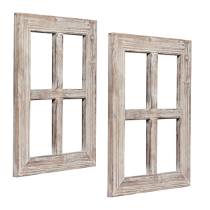 Farmhouse Window Frames for Wall Decor Living Room 11" x 15"