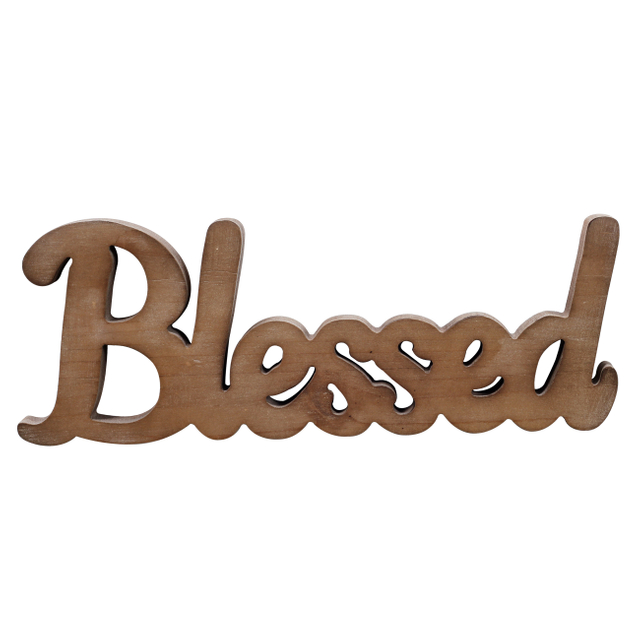 Farmhouse Blessed Signs for Home Decor 15 inches