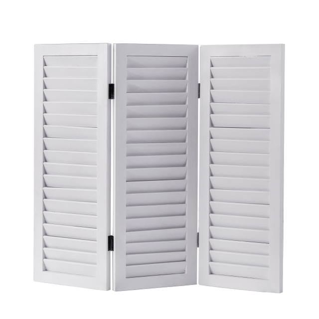 Wood Short Room Divider 3 Panel