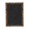 22"x30" Hand Carved Distressed Wood Framed Rectangular Mirror