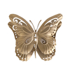 Vintage Metal Butterfly Wall Decor 8 × 9 Inches