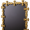 Large Magnetic Chalkboard, 36×28" Vintage Cross Gold Framed Black Board