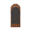 Farmhouse Entryway Mirror with 3 Hooks 26 X 10 Inch