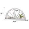Rustic Arched Window Mirror Wall Decor 32 X 16 Inch