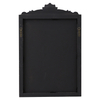 Black Vintage Mirror for Vanity 24 X 36 Inch, Wooden Frame