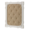 Rustic Framed Bulletin Board, Fabric Pin Boards for Walls 25" × 19.7"