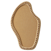 29x19 Inch Wavy Linen Bulletin Board, Rattan Frame Linen Pin Boards