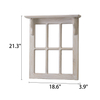 Rustic Window Frame Wall Decor Living Room 18 X 21 Inch