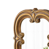 Antique Small Gold Mirror 12 Inch, Horizontal or Vertical