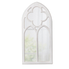 Farmhouse White Arched Window Mirrors for Wall Decor 18 X 36 Inch