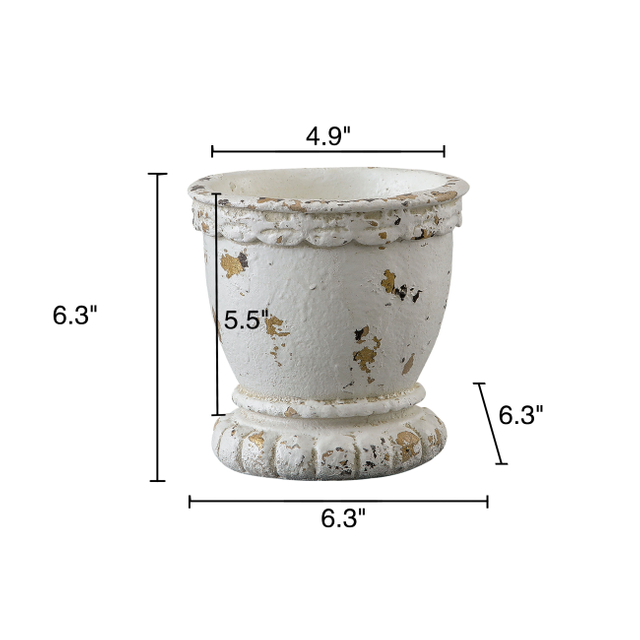 Magnesium Oxide Planter 14.6"