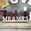 Vintage Mr and Mrs Sign for Wedding Table Decor 16 inches