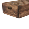 Farmhouse Wooden Storage Crate for Decoration, 12 Individual Slots