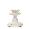 White Candle Stick Holder Vintage