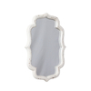 Vintage Small Scalloped Wall Mirror Decorative 16" x 12"
