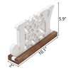 Farmhouse Noel Christmas Joy Decor for Tabletop 10 inches