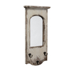 Farmhouse Entry Way Mirrors for Wall with 3 Metal Hooks