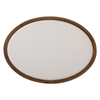 33x24 Large Oval Bulletin Board, Farmhouse Fabric Pin Boards
