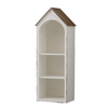 Cottage House Wall Display Cabine, 32" Tall Narrow Storage Cabinet