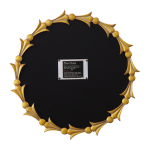 27 Inches Round Black Magnetic Board With Framed