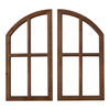 Farmhouse Arched Window Frame Wall Decor 30 inch