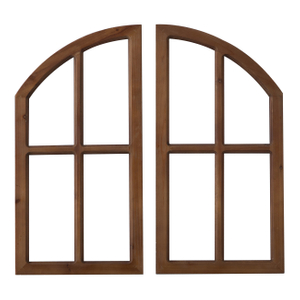 Farmhouse Arched Window Frame Wall Decor 30 inch