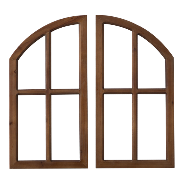Farmhouse Arched Window Frame Wall Decor 30 inch