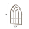 Whitewash Design Window Frame Wall Decor