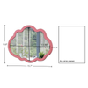  16" Pink Cloud Shape Mirror