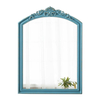 Rustic Blue Arched Wall Mirror 23 x 30 Inch